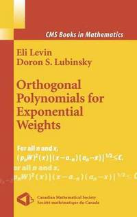 bokomslag Orthogonal Polynomials for Exponential Weights