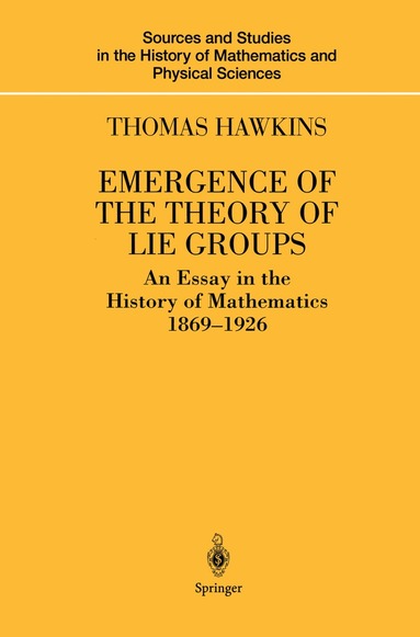 bokomslag Emergence of the Theory of Lie Groups