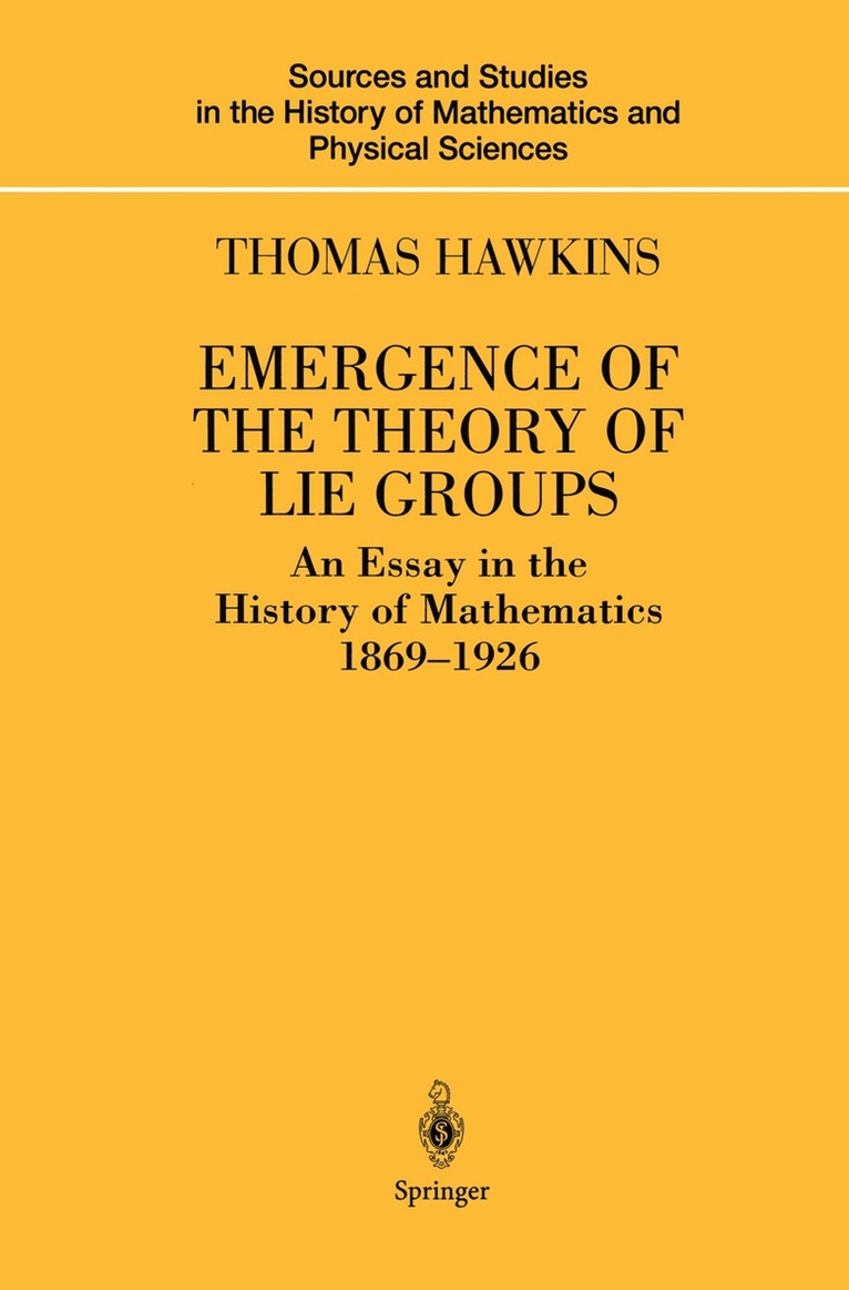 Emergence of the Theory of Lie Groups 1