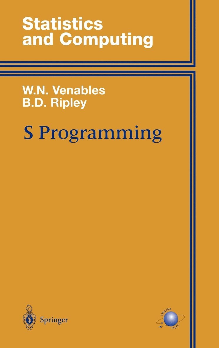 William Venables, B.D. Ripley, B. D. Ripley, William N. Venables, W. N. Venables, B D Ripley - S Programming, Inbunden