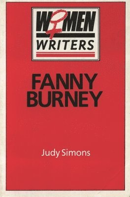 Judy Simons - Fanny Burney, Häftad