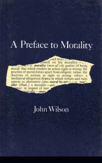 bokomslag A Preface to Morality