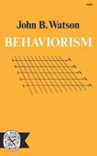 bokomslag Behaviorism