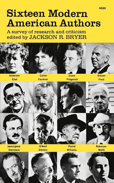 Jackson R. Bryer - Sixteen Modern American Authors, Häftad