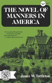 bokomslag Novel of Manners in America