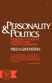 bokomslag Personality and Politics