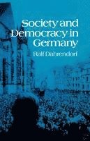 bokomslag Society and Democracy in Germany