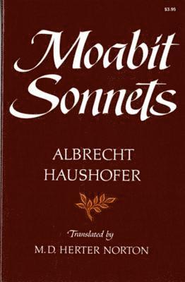 bokomslag Moabit Sonnets