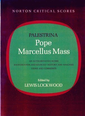 bokomslag Pope Marcellus Mass