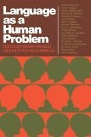 bokomslag Language as a Human Problem