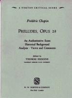 Preludes Opus 28 1