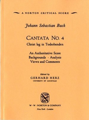 Johann Sebastian Bach, Gerhard Herz - Cantata No. 4, Häftad