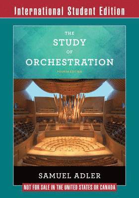 bokomslag The Study of Orchestration