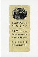 Donington, R: Baroque Music