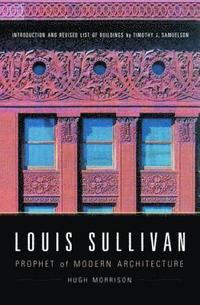 bokomslag Louis Sullivan