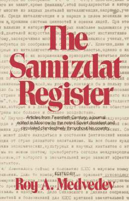 Roy A. Medvedev, Roy Aleksandrovich Medvedev - Samizdat Register, Häftad