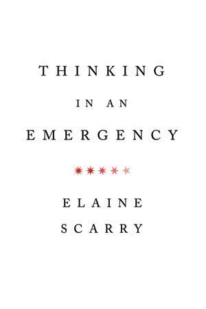 Elaine Scarry - Thinking in an Emergency, Häftad