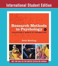 bokomslag Research Methods in Psychology: Evaluating a World of Information