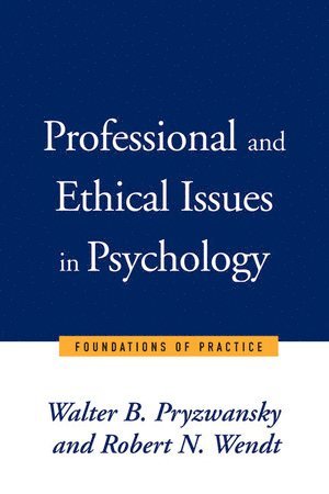 bokomslag Professional and Ethical Issues in Psychology