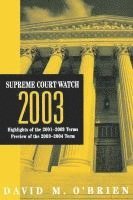 bokomslag Supreme Court Watch 2003