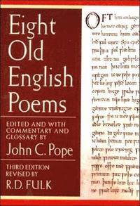 bokomslag Eight Old English Poems