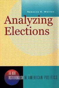 bokomslag Analyzing Elections
