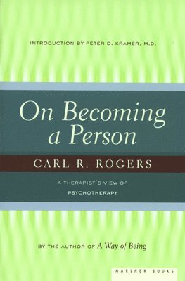 bokomslag On Becoming a Person: A Therapist's View of Psychotherapy