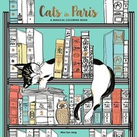bokomslag Cats in Paris: A Magical Coloring Book