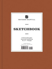 bokomslag Large Sketchbook (Chestnut Brown)