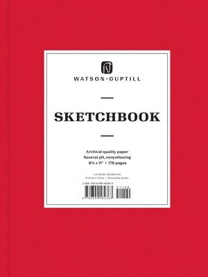 Large Sketchbook (Ruby Red) 1