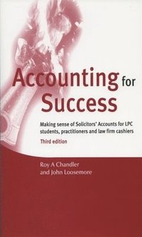 bokomslag Chandler and Loosemore: Accounting for Success