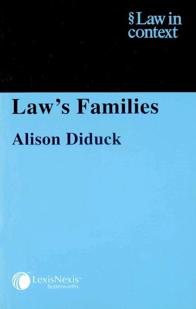 Alison Diduck - Law's Families, Häftad