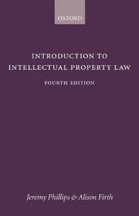 bokomslag Introduction to Intellectual Property Law