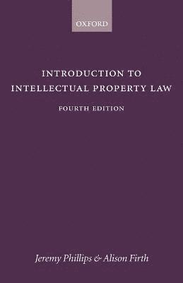 bokomslag Introduction to Intellectual Property Law