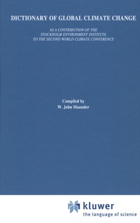bokomslag Dictionary of Global Climate Change