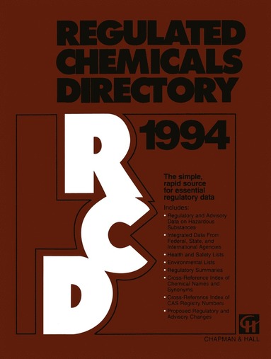 bokomslag Regulated Chemicals Directory 1994