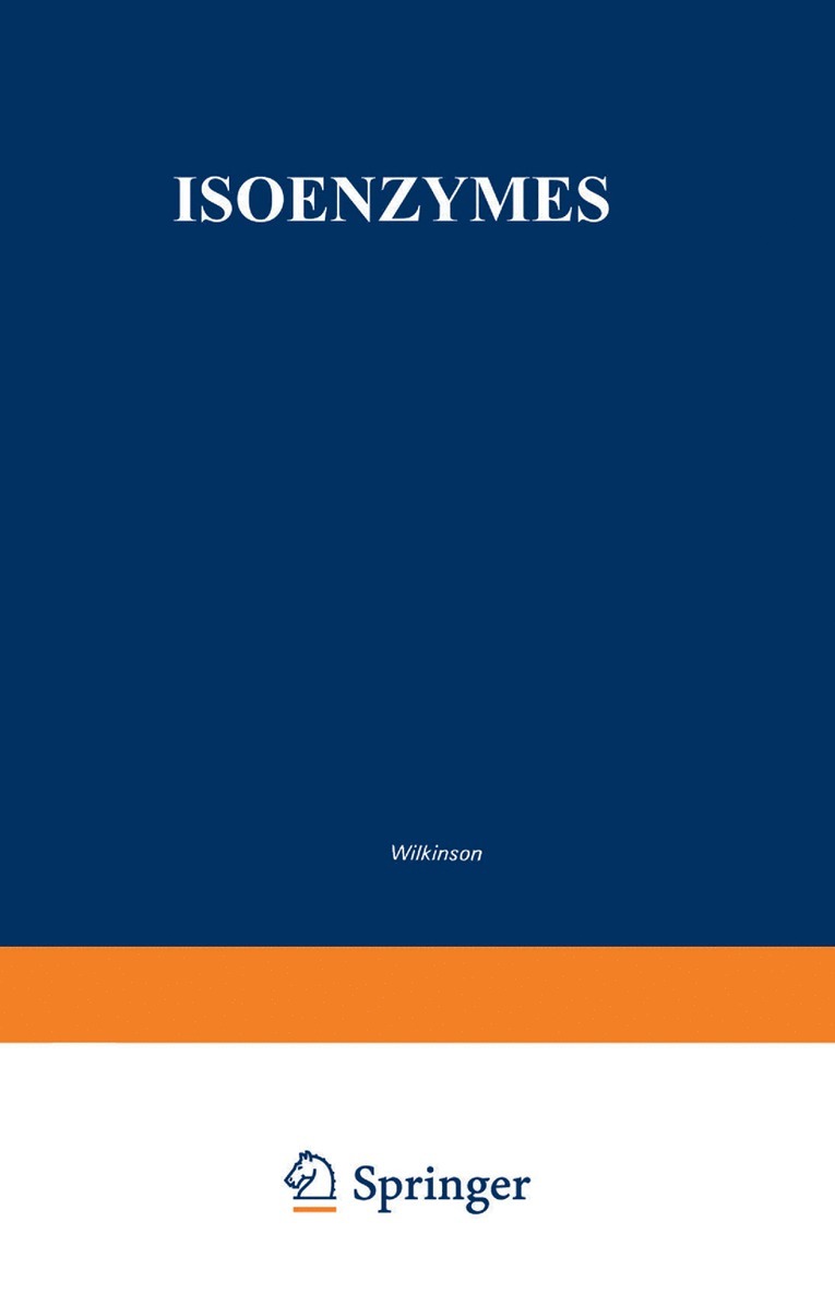 John HENRY WILKINSON, John Henry Wilkinson, J. Henry Wilkinson - Isoenzymes, Häftad