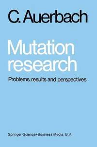 bokomslag Mutation research