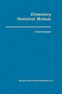 bokomslag Elementary Statistical Methods