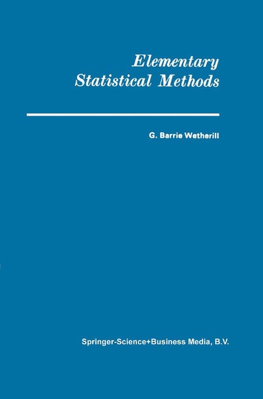 bokomslag Elementary Statistical Methods