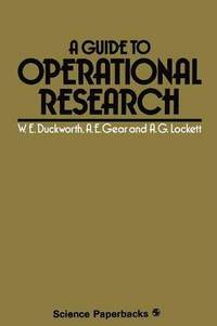 bokomslag A Guide to Operational Research