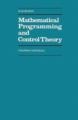 Mathematical Programming and Control Theory