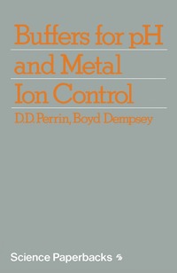 bokomslag Buffers for pH and Metal Ion Control