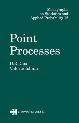 D.R. Cox, Valerie Isham - Point Processes, Inbunden