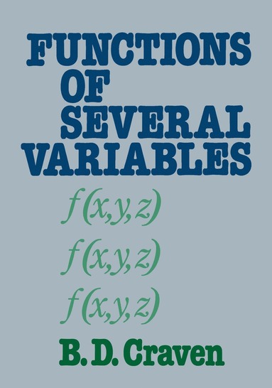 bokomslag Functions of several variables