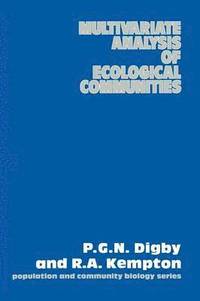 bokomslag Multivariate Analysis of Ecological Communities