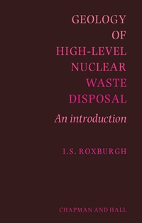 bokomslag Geology of High-Level Nuclear Waste Disposal