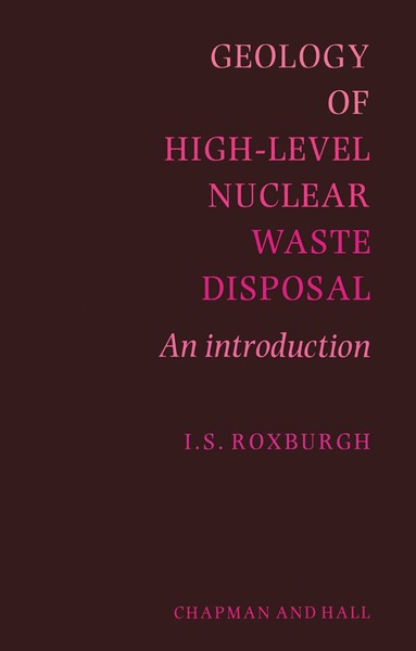 bokomslag Geology of High-Level Nuclear Waste Disposal