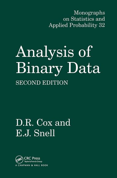 D.R. Cox - Analysis of Binary Data, Inbunden