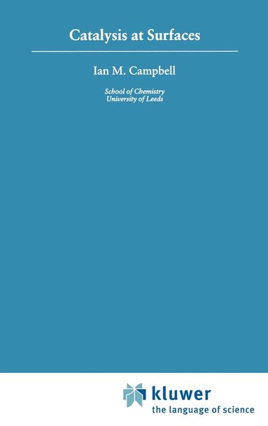 bokomslag Catalysis at Surfaces